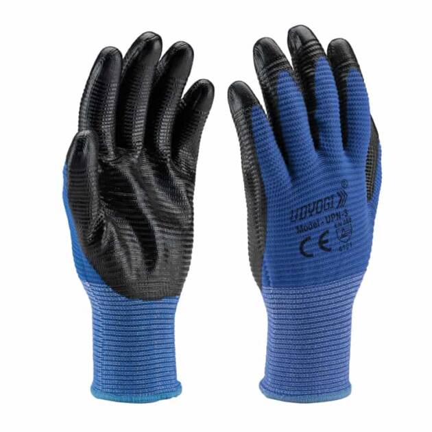 UPN 3 (NYLON / LYCRA U3 LINER – HEAVY NITRILE PALM COATING)